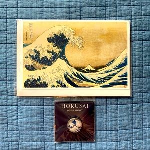 Hokusai’s The Great Wave notecard and magnet. NWOT